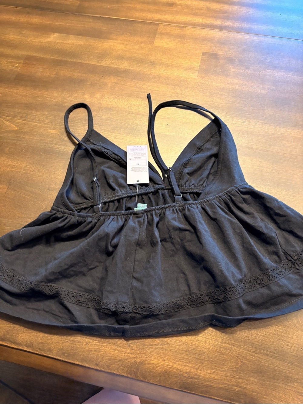 Mossimo Supply Co. Black Lace-Trim Adjustable Camisole - Picture 4 of 4